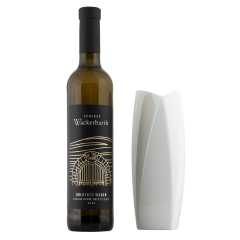 Wine set vase, 2-pcs, Wackerbarth Riesling Spätlese 0,5l, 12 % vol., Vase