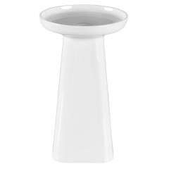 Candle stick, large, Shape "nova", white, H 18,5 cm