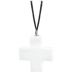 Pendant Crucifix, white gold