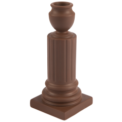 Candlestick, Boettger Stoneware, H 14,5 cm