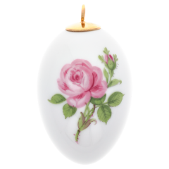 Easter egg, Pink rose, H 5 cm
