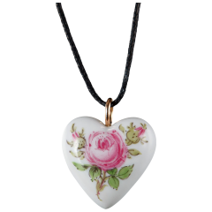 Pendant "Heart size L", Rose, 2,4 x 2,1 cm