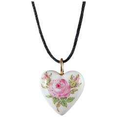 Pendant "Heart size M", Rose, 2,2 x 1,7 cm