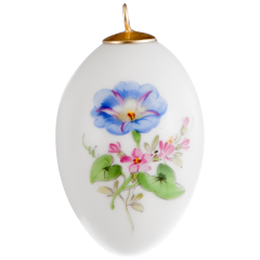 Easter egg, Vintage Flowerpainting 2, Morning Glory, H 5 cm