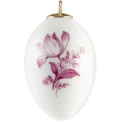 Easter egg, Vintage purple, tulip, H 5 cm