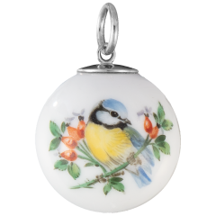 Pendant "Boule", Blue Tit, Ø 2,1 cm