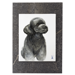Wall plaque, My pet, dog portrait, 30 x 21 cm