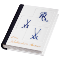 Porcelain Book "Three Centuries of Meissen", 1,3 x 11 cm