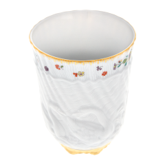 Mug, Shape "Swan Service", Oriental strewn flowers, gold rim (Swan service), H 9,5 cm