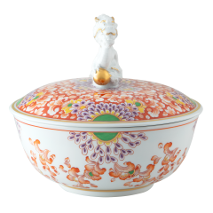 Box "Lucky dragon enjoying the world of flowers", lim. 25, H 16,5 cm