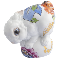 Rabbit Benno, Indian Flower (483110), H 8,5 cm