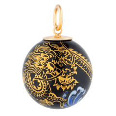 Pendant "Boule", Fortune Dragon Xia, Ø 2,1 cm, Ø 2,1 cm
