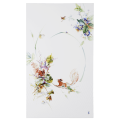 Wall Painting "Playful squirrels", Lim. 25, 76 x 45 cm