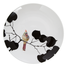 Wall Plate, "Flying Jewels", "Spring Cardinal", Ø 27 cm