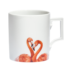 Mug, "The MEISSEN Mug Collection", "Flamingo Heart", Shape "Berlin", V 0,25 l