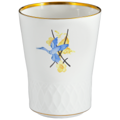 Champagne goblet, swords relief, Secret Garden, H 10,5 cm