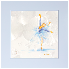 Wallpicture Innocent Dance, New Crystal Glaze World of Meissen, H 53 cm
