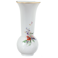 Vase, coloured and gold, H 30 cm