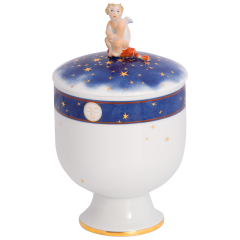 Box with cherub "Night Sky", H 17,5 cm