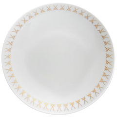 Bowl, Swords Luxury Gold, swords rim, Shape "No 41", Ø 18 cm