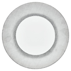 Starter- and Dessert Plate, Shape "MEISSEN® Cosmopolitan", Mesh, platinum, Ø 22,5 cm
