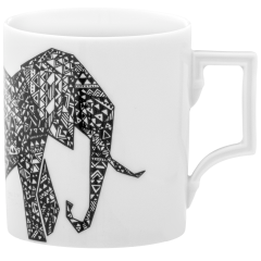 Mug, Hugo Boss,The Big Five "Elephant", Shape "Berlin", V 0,25 l