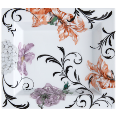 Vide-Poche, large, "The MEISSEN Vide-Poche Collection", "Flower Ornament", 21 x 18,5 cm