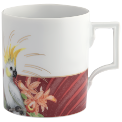 Mug, "The MEISSEN Mug Collection", "Pink Cockatoo", Shape "Berlin", V 0,25 l