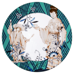 Charger Plate, "MEISSEN Collage", "Noble Chinese", Shape "No 41", Ø 33 cm