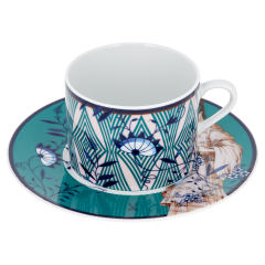 Coffee cup & saucer, "MEISSEN Collage", "Noble Chinese", V 0,15 l