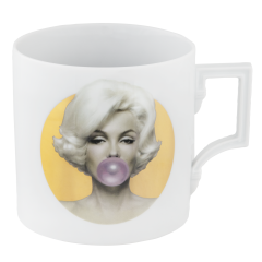 Big Mug, "Legends blowing Bubbles - Collection" by Michael Moebius, Marilyn, gold, V 0,5 l