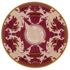 Charger Plate, Shape "No 41", "Mystic Maison", bordeaux, Ø 33 cm