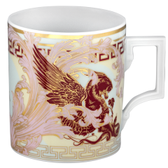 Mug, Shape "Berlin", "Mystic Maison", mint, bordeaux, V 0,25 l