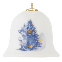 Tree decoartion, bell, „MEISSEN Christmas Tales“ , H 5 cm