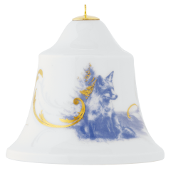 Tree decoration, bell, „MEISSEN Christmas Tales“ , H 8 cm