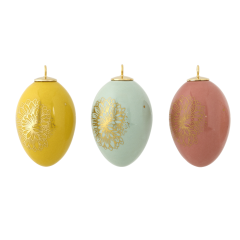 Easter egg set, 3-pcs, "Golden Onion Style"