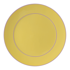 Starter- and Dessert Plate, Shape "No 41", "Urban Colors", yellow, Ø 22 cm