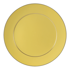 Starter- and Dessert Plate, Shape "No 41", "Urban Colors", yellow, gold, Ø 22 cm