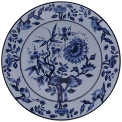 Bread- and Butter Plate, Shape "No 41", "The Original", blue, Ø 17 cm