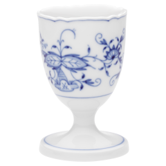 Egg Cup, Shape "New Cutout", Blue Onion, white rim, H 7 cm