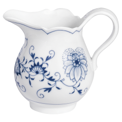 Cream Jug, small, Shape "New Cutout", Blue Onion, white rim, V 0,15 l