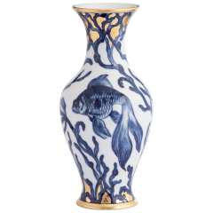 Vase, Shape "New Cutout", Veilfish in bladderwrack, H 24 cm