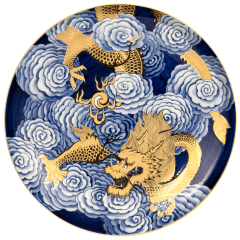 Wall Plate II, Fortune Dragon, lim. 50, 35 cm