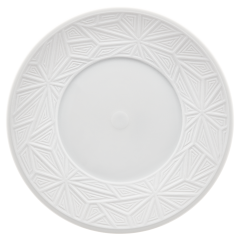 Bread- and Butter Plate, bisque, white, Shape "Vitruv Graphic", Ø 18 cm