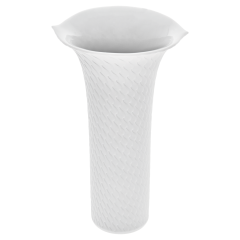 Vase, Shape "Waves Relief", bisque white, H 19 cm