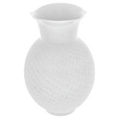 Vase, Shape "Waves Relief", bisque white, H 20,5 cm