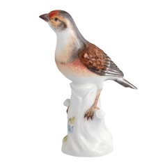 Bird, Coloured, without gold, H 13 cm