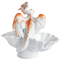 Dragon on Dish, Lim. 25, H 21 cm