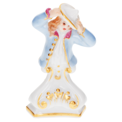 Chess Pieces as Busts Pawn, Coloured with gold