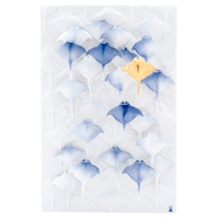 Wall Painting “Ray, Small", 30 x 20 cm